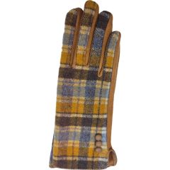 Women’s Check Pattern Fabric Gloves (12Pcs)