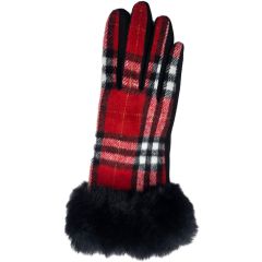 Womens Winter Fabric Gloves (12Pcs)