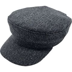 Herringbone Captain’s Breton Cap