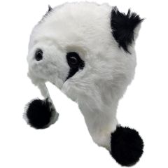 Winter Cute Soft Panda Fluffy Trapper Hat