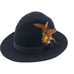 Women’s 100% Wool Round Cloche Hat