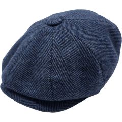 Classic Herringbone Newsboy Cap
