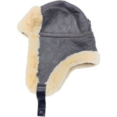 Genuine Leather Trapper Hat