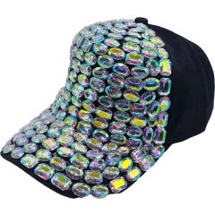 Rhinestone Snapback Baseball Cap
