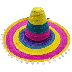 Multicoloured Fancy Sombrero Hat