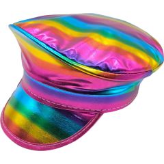 Fancy Party Rainbow Captain Hat