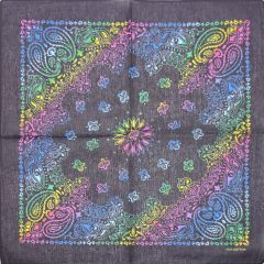 Neon Paisley Bandana (12Pcs)