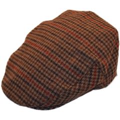Herringbone Tweed Flat Cap