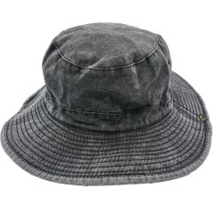 Denim Boonie Bucket Sun Hat - Packable - Beige