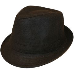 Black Summer Trilby Hat