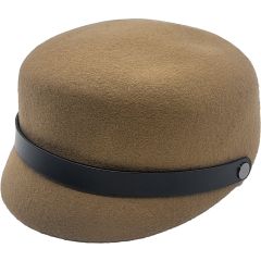 Womens Wool Felt Vintage Cloche Peaked Hat