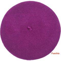 Classic Wool Beret - Purple