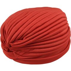 Classic Vintage Turban Hat - Red