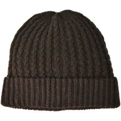 Knitted Beanie Hat - Black