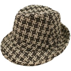 Thick Ridged Trilby Hat