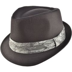 Summer Trilby Hat - Black