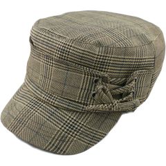 Checked Casual Cap