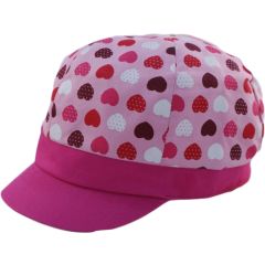 Womens Hearted Captains Hat Cap