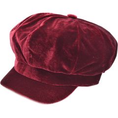 Classic Velvet Newsboy Cap