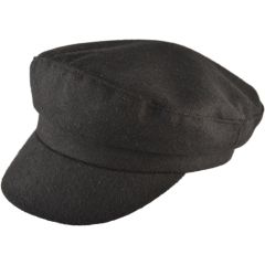 Casual Captain Style Hat - Black
