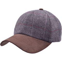 Wool & Suede Baseball Cap Hat