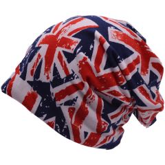 Union Jack Slouch Beanie Hat
