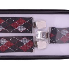 35mm Wide Adjustable Braces / Suspenders - Boxed