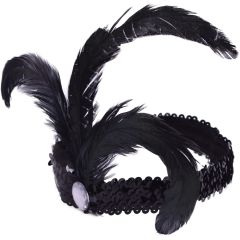 Feathered Showgirl Dancer Carnival Headdress