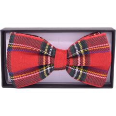 Tartan Clip-on Bow Tie