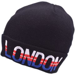 London Beanie Hat - Black