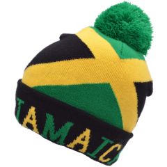 Jamaican Beanie With Pompom