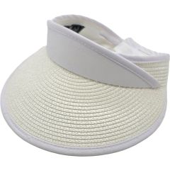 Packable Womens Summer Visor - Beige