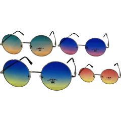 Medium Round Lens Sunglasses - Blue