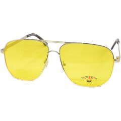 Stylish Yellow Aviator Sunglasses