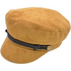 Casual Captains Hat Cap - Mustard