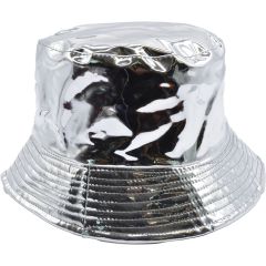 Silver / Gold Fisherman Bucket Hat - Silver