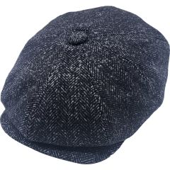 Herringbone Newsboy Cap