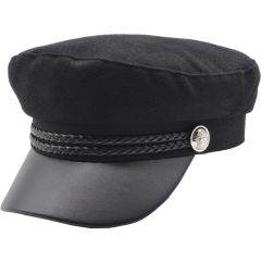 Wool Blend Captains Breton Hat
