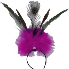 Feathered Carnival Headband (12pcs)
