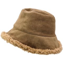 Reversible Fur Bucket Hat