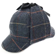 Sherlock Holmes Deerstalker Houndstooth Hat