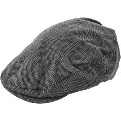 Mens Casual Outdoor Checked Flat Cap