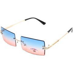 Classic Square Rimless Sunglasses (12pcs)
