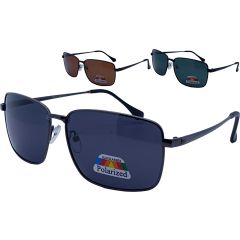Polarized Rectangular Classic Look Sunglasses (12pcs)