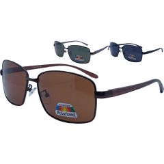 Polarized Rectangular Classic Look Sunglassess (12pcs)