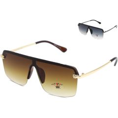Square Big Black Frame Retro Sunglasses (12pcs)
