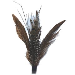 Rustic Patterned Real Feather 16CM (12pcs)