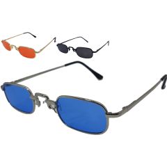 Stylish Metal Rectangular Sungalsses (12pcs)