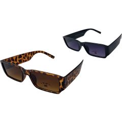Classic Fashion Rectangular Sunglasses (12Pcs)