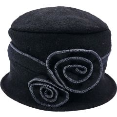 Women&#039;s Wool Vintage Cloche Hat